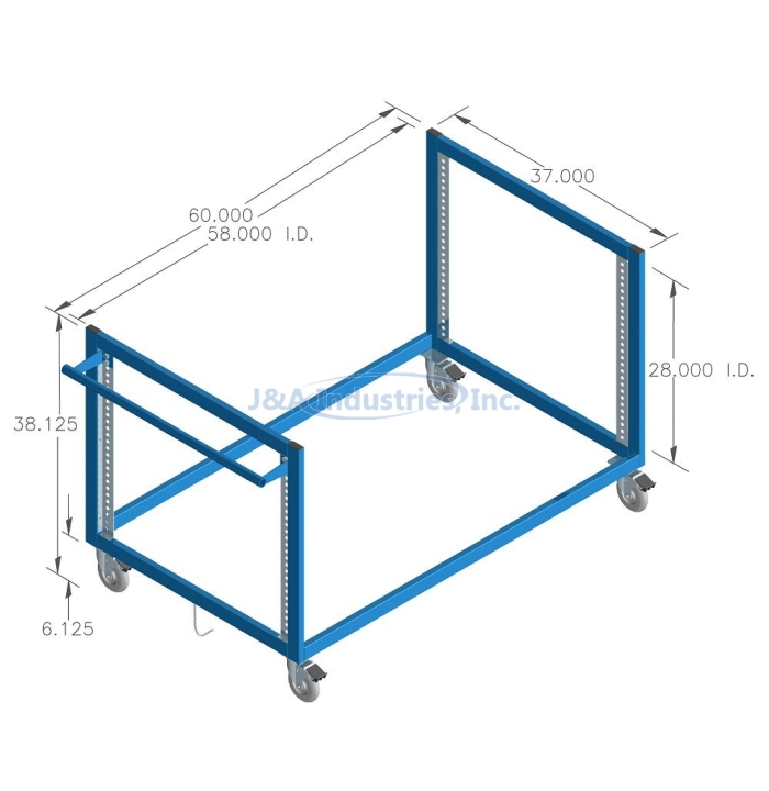 Open Style Welded Carts, 60"®