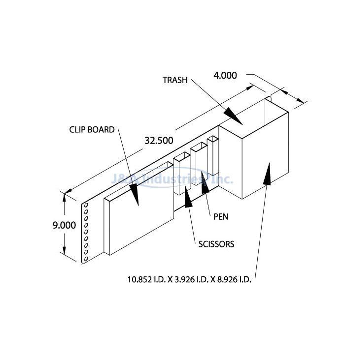 TOOL PANEL WITH TRASH BIN®