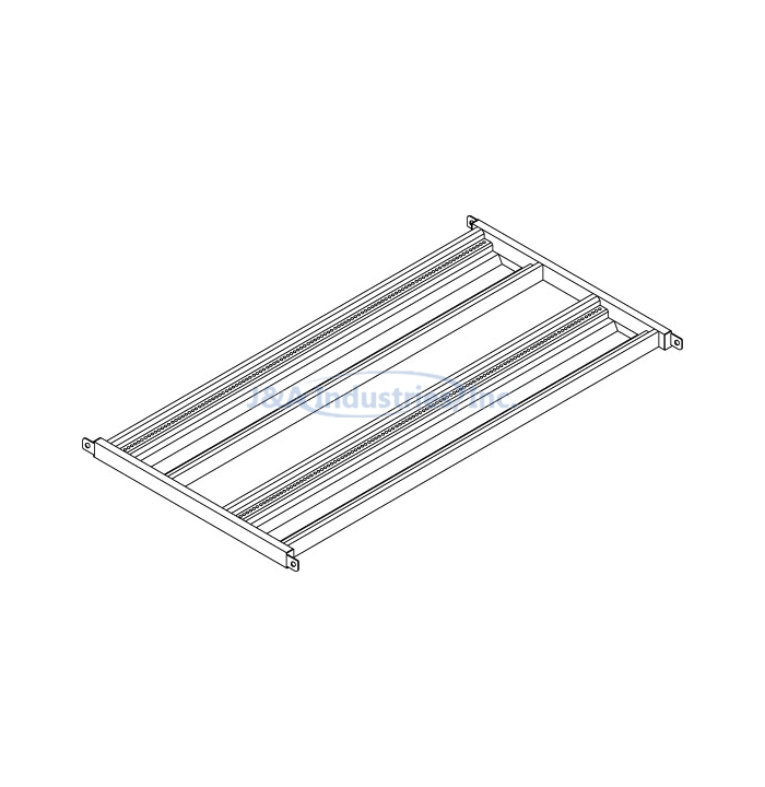 REEL SHELF, 60" DUAL DEPTH