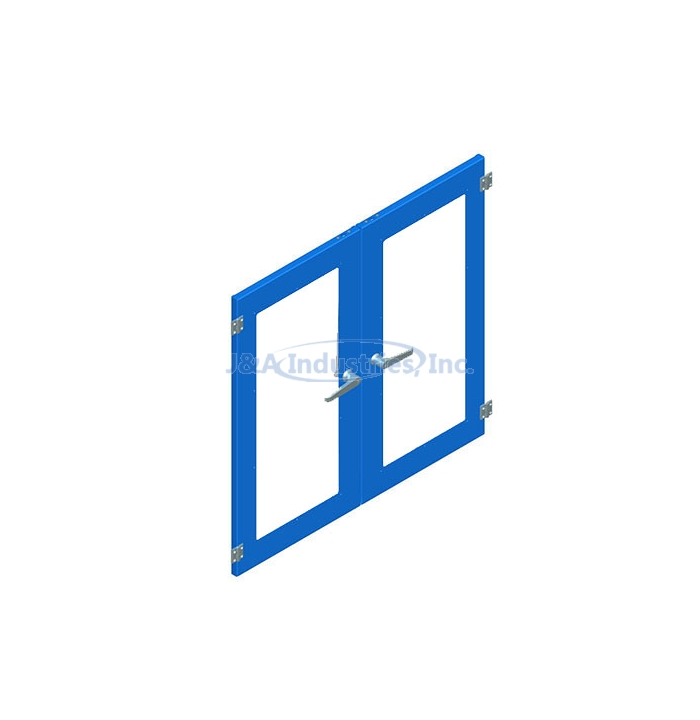 DOORS ONLY, ENCLOSURE, 36" W/WINDOW CUTOUT