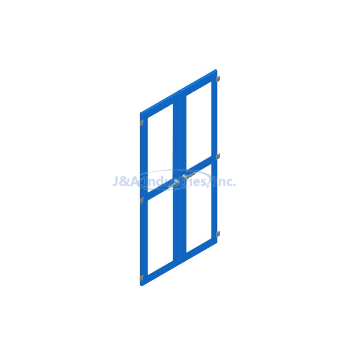 DOORS ONLY, ENCLOSURE, 70" W/WINDOW CUTOUT