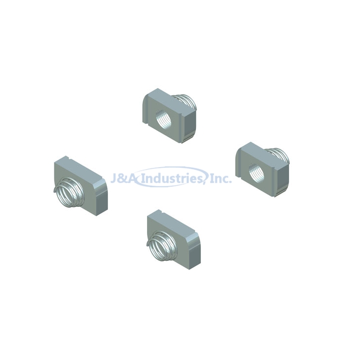1/4-20 SPRING NUT, FOR ENCLOSURE, SET OF 4