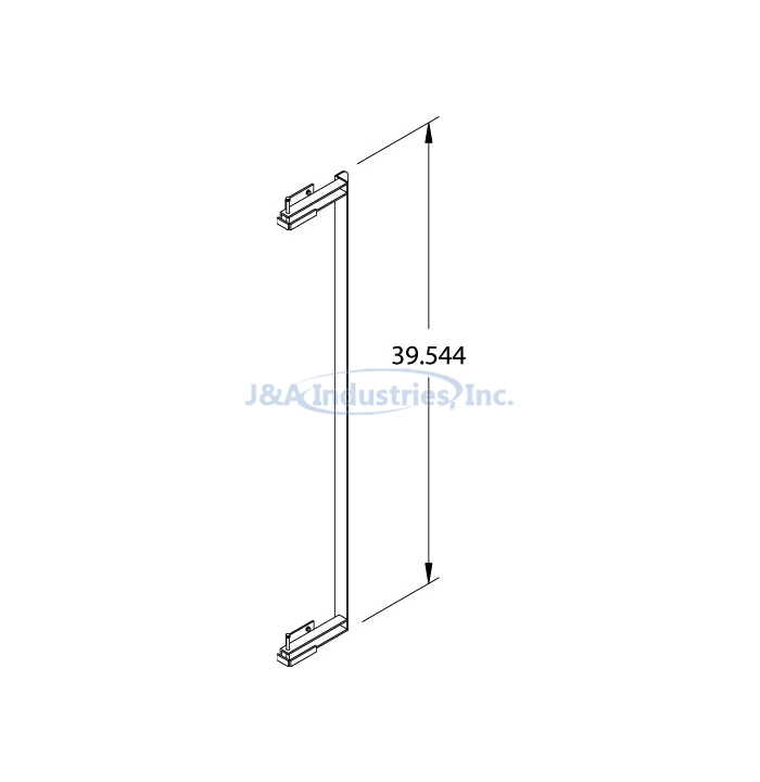 LOCKING ARM, TRAY CART, 20 SLOT, EA.®