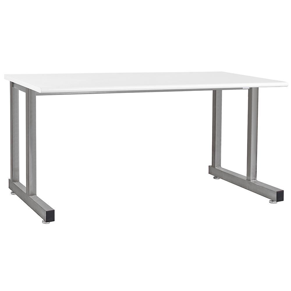 JA5000 Stainless Steel Workbench with Cleanroom Laminate Top, Round Front Edge