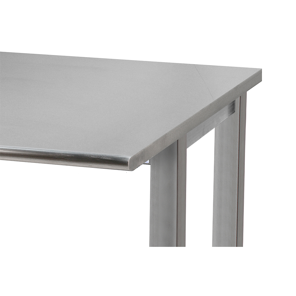 JA5000 Stainless Steel Workbench with Stainless Steel Top, Round Front Edge - Image 2