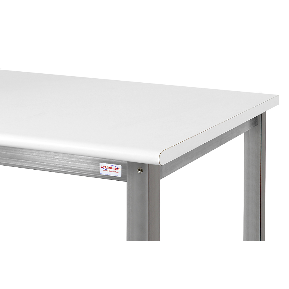 JA1000 Stainless Steel Workbench Manual Hydraulic Lift 16" Stroke with Cleanroom LisStat Static Control Laminate - Image 2