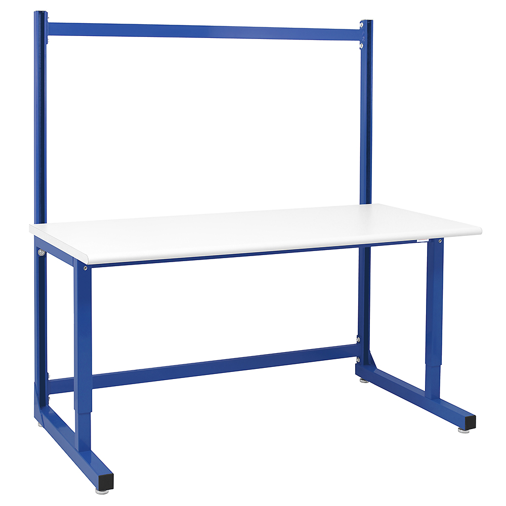 JA2000 Strut Adjustable Workbench 66" Height with LisStat™ ESD Static Control Laminate