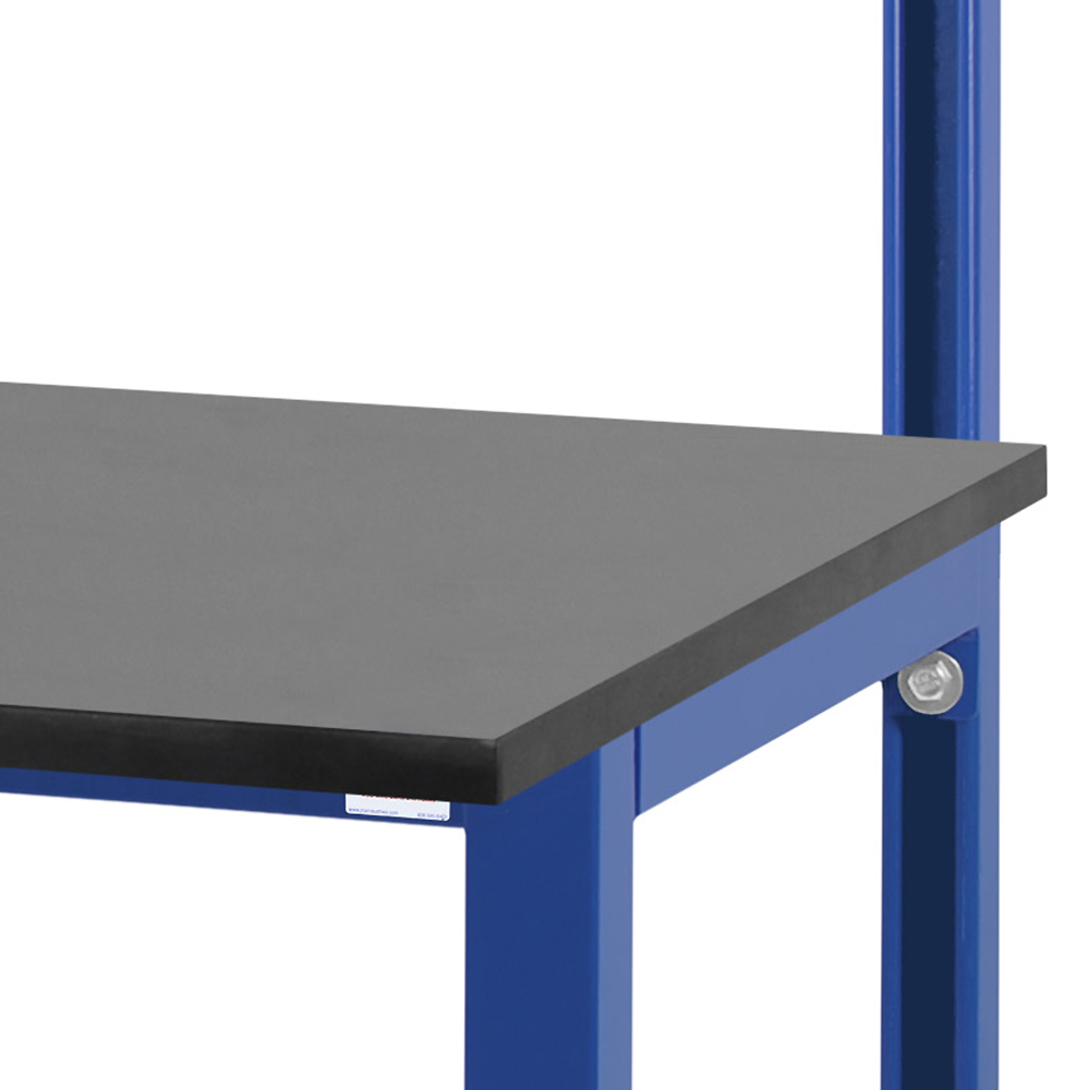 JA2000 Strut Adjustable Workbench 78" Height with 3/4" Thick Phenolic Resin Top - Square Cut Edge - Image 2