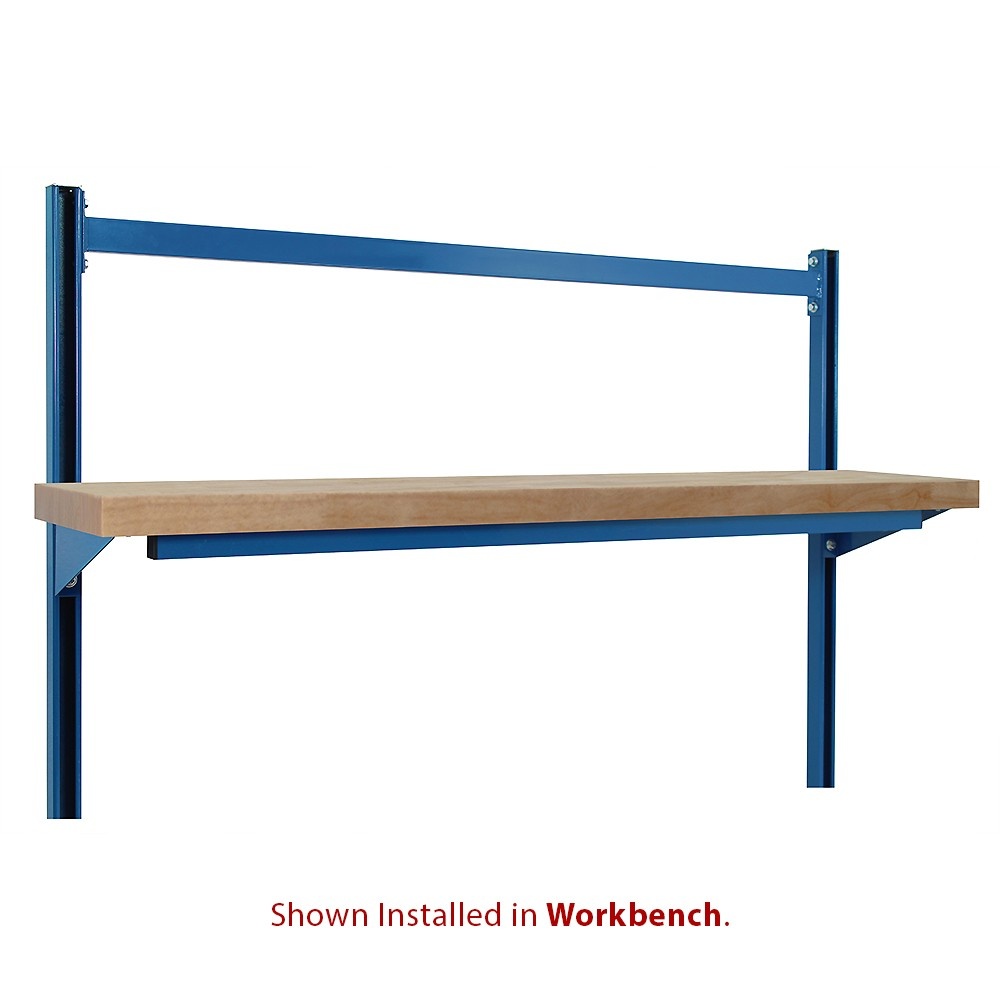 Adjustable Height Top Shelves Lacquered Finish Butcherblock 1-3/4 Thick Top with Brackets - Strut