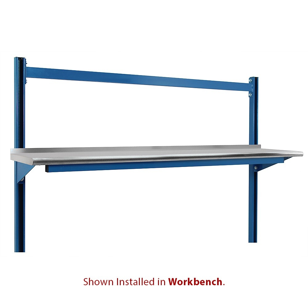Adjustable Height Top Shelves Round Edge, Stainless Steel with Brackets - Strut