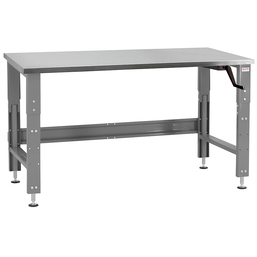 JA1100 Workbench Electric Hydraulic Lift 12" Stroke with Stainless Steel Top - Image 2