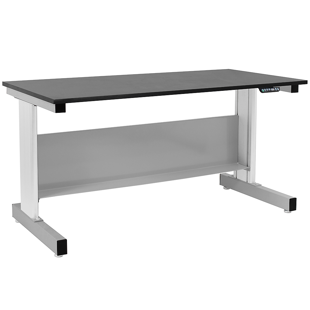 JA500 Electric Hydraulic Lift Workbench with 3/4" Thick Phenolic Resin Top