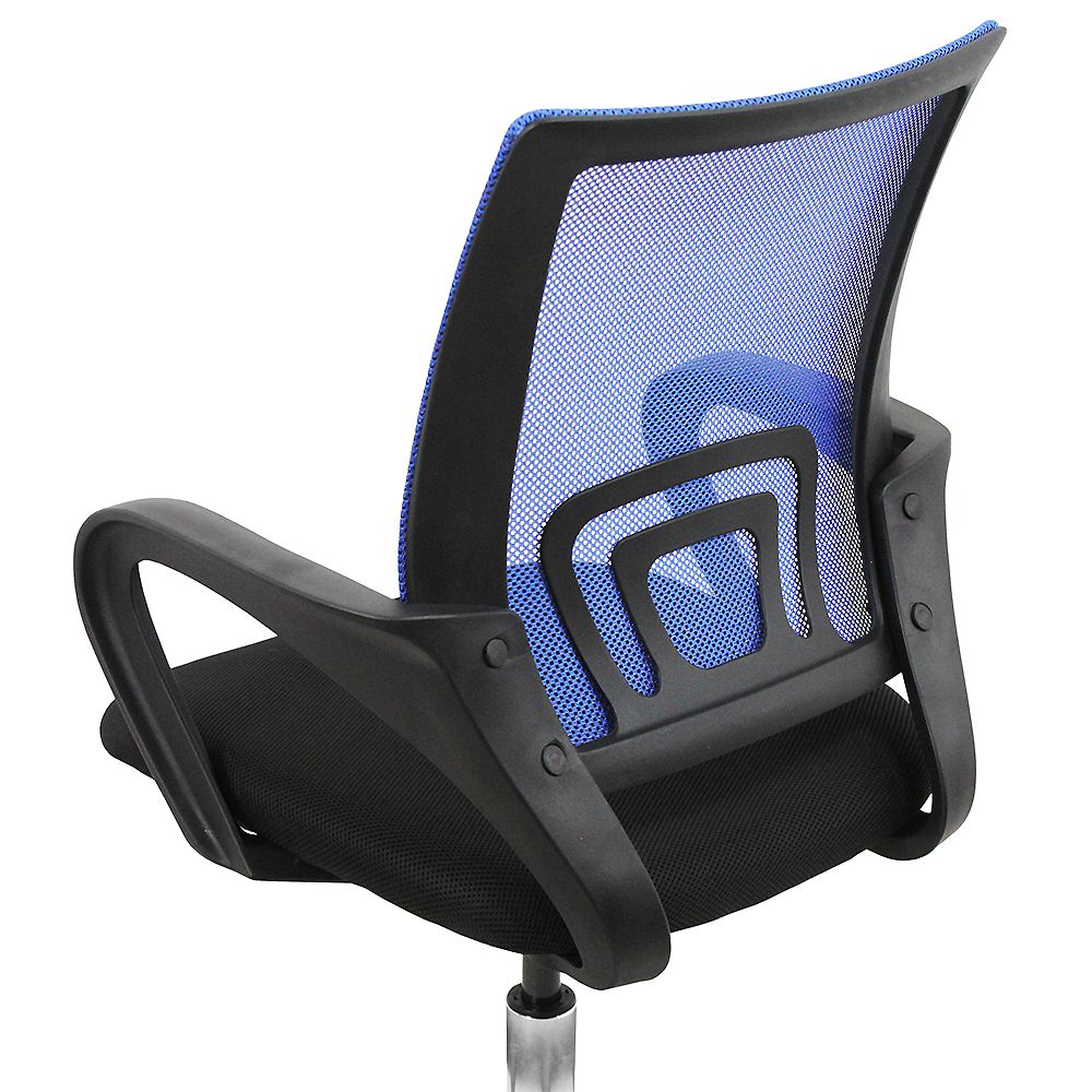 Office Grade Bench Height Chair, Fabric, 8" Stroke - Image 3